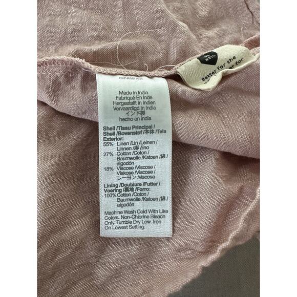 Madewell Lorelei Mini Dress Linen sz XS - Picture 5 of 5